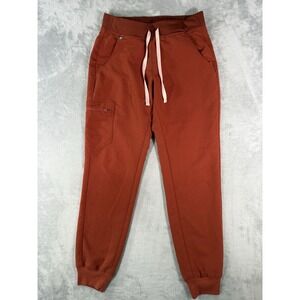 Figs Scrub Pants Womens Small Orange Zamora Joggers Healthcare